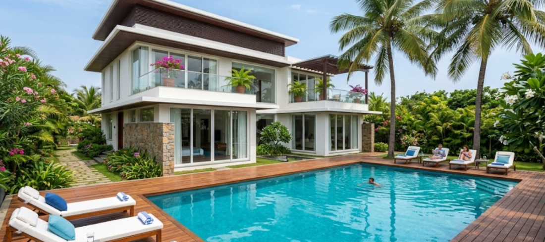 private resort villa in pondicherry