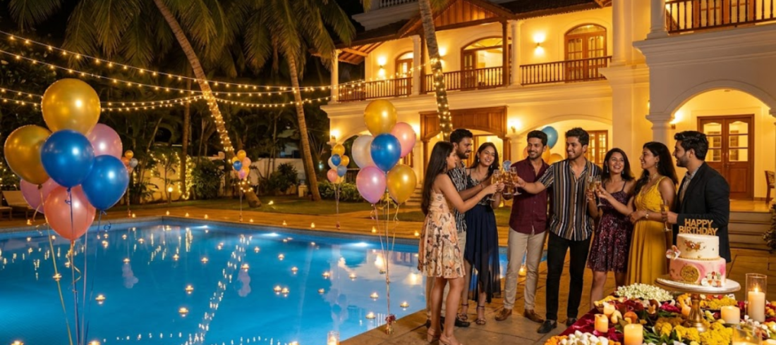 Luxury Birthday Party Villa in Pondicherry