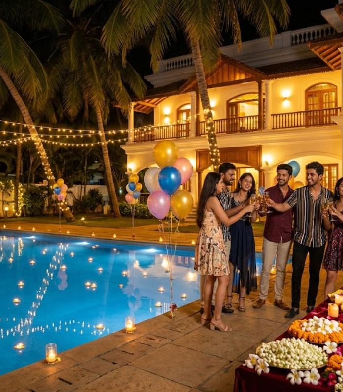 Luxury Birthday Party Villa in Pondicherry