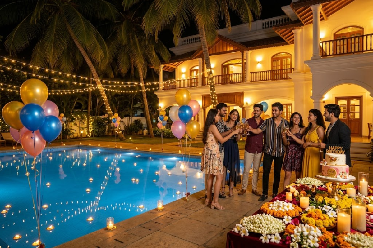 Luxury Birthday Party Villa in Pondicherry
