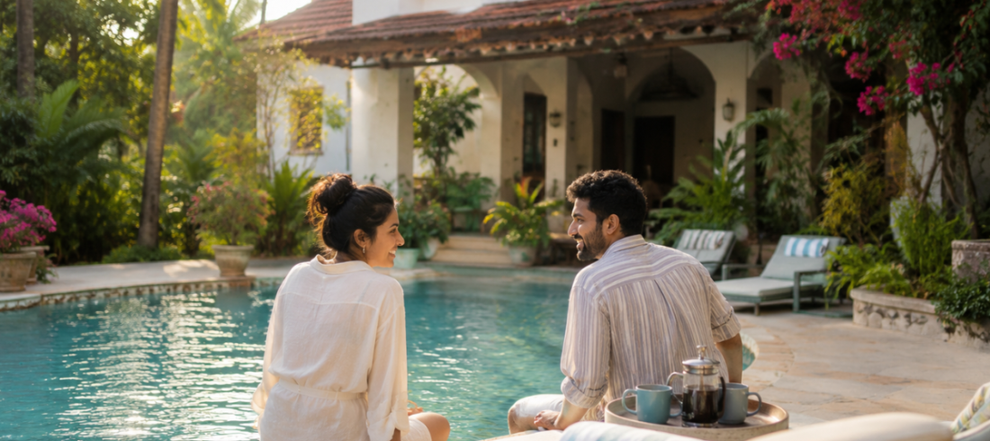 Couple-Friendly Villa in Pondicherry