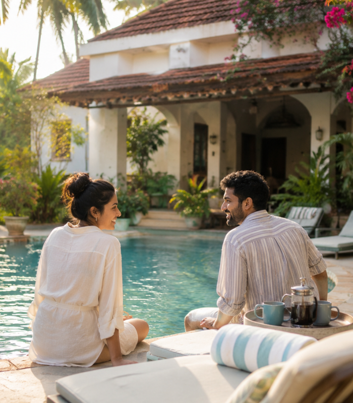 Couple-Friendly Villa in Pondicherry