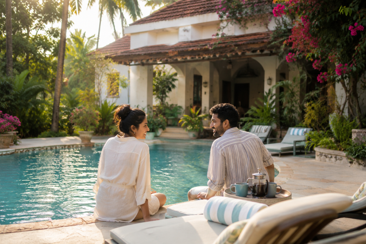 Couple-Friendly Villa in Pondicherry