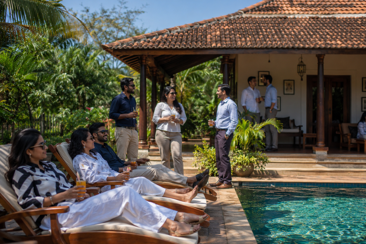 Luxury Stay in Pondicherry for Corporate Team Outings at Marvels Villa