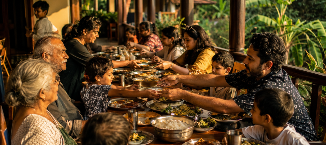 Family reunion at Marvel Villa near Pondicherry