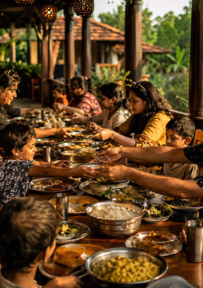 Family reunion at Marvel Villa near Pondicherry