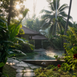 Misty Tropical Garden Pool Retreat Luxury Villa Near Aurovile