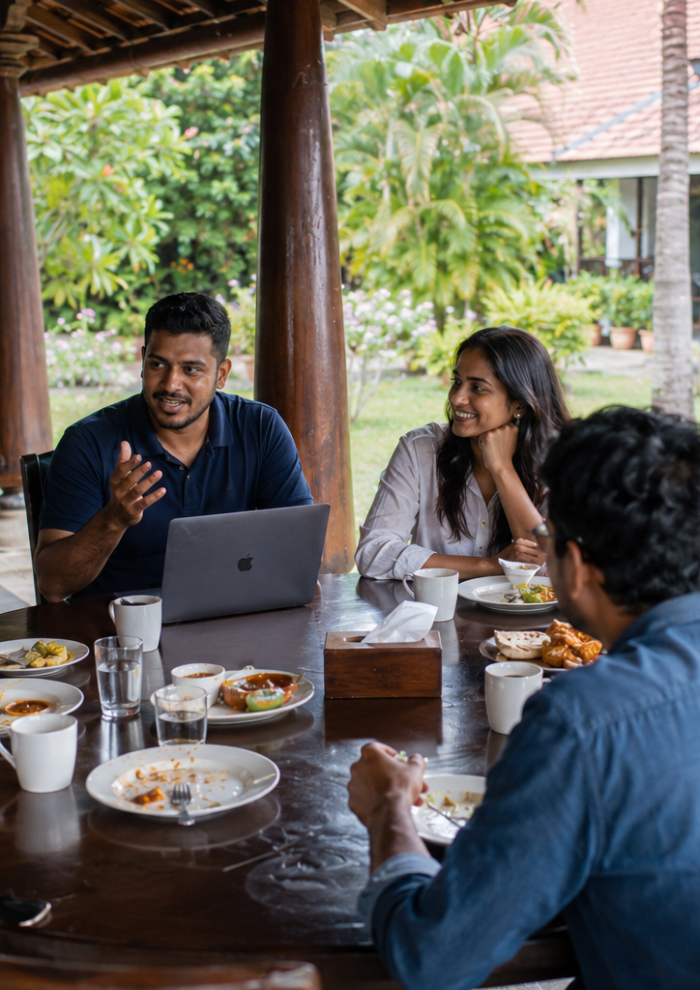 Team outing activities near Auroville