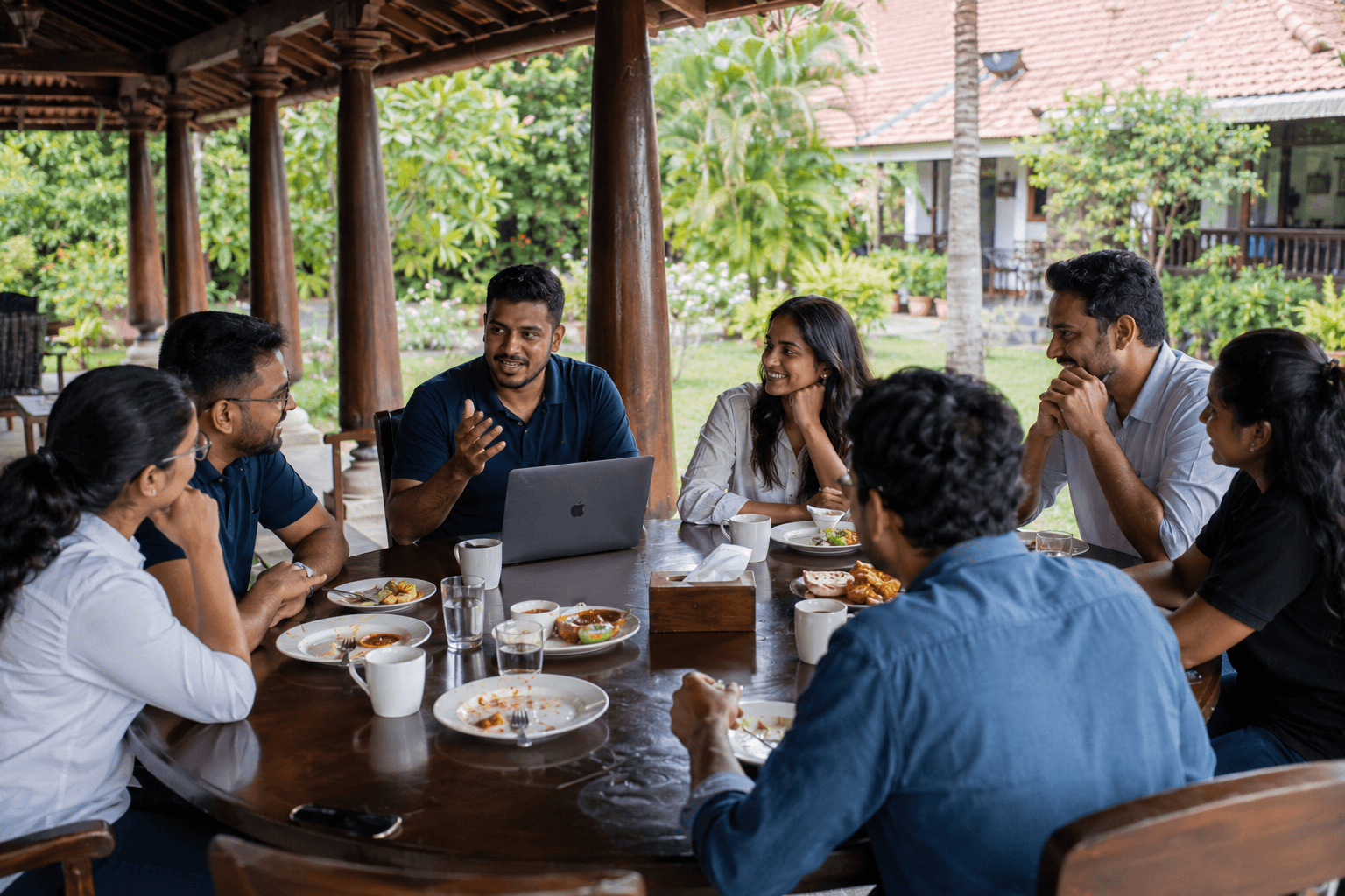 Team outing activities near Auroville